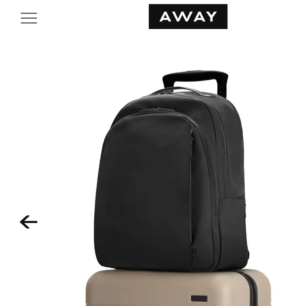 BRAND NEW Away Travel Backpack - Black